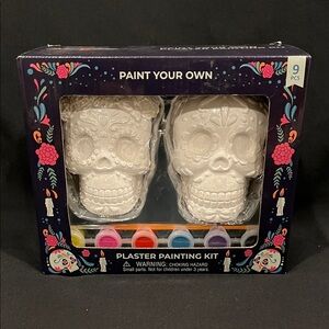 Paint Your Own Plaster Skull Kit